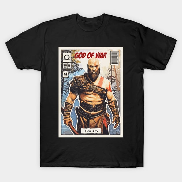 Kratos Comic T-Shirt by Durro